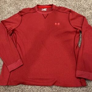 Under Armour men’s red waffle shirt. Size XL.